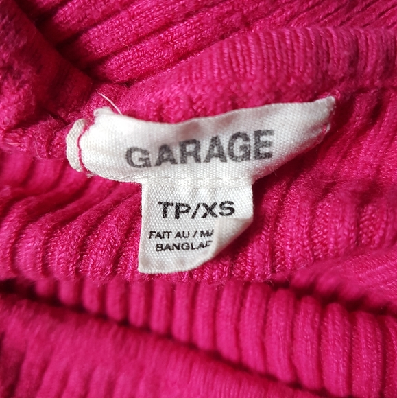 Hot Pink Ribbed Tank Top from Garage - Picture 3 of 3